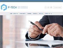 Tablet Screenshot of p-tech.org.uk